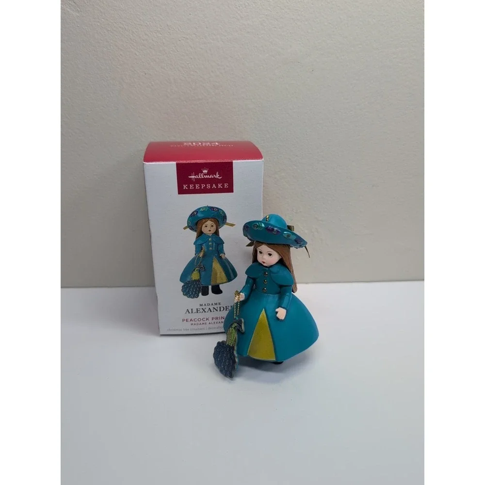 Hallmark PEACOCK PRINCESS MADAME ALEXANDER #29 IN SERIES 2024 Keepsake Ornament